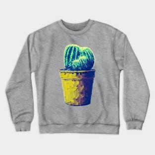 One cactus in a pot Crewneck Sweatshirt